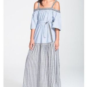 Lemlem Blue Mara Maxi Dress